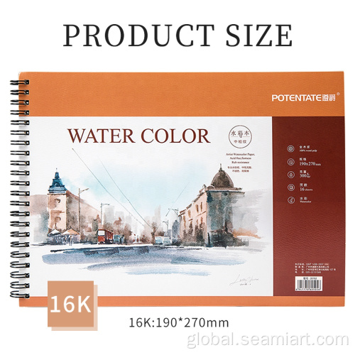 Watercolor Drawing Paper Book 16K Medium Grained Tracing Watercolor Drawing Paper Book Manufactory